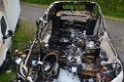 Wohnmobil ausgebrannt Koeln Porz Linder Mauspfad P110